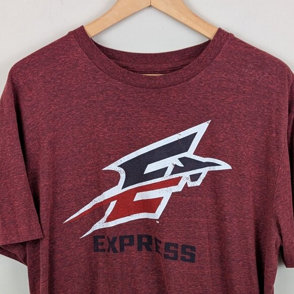 STARTER Other - Starter Memphis Express Football T-Shirt XL Heather Red Tri-Blend Team Logo Tee